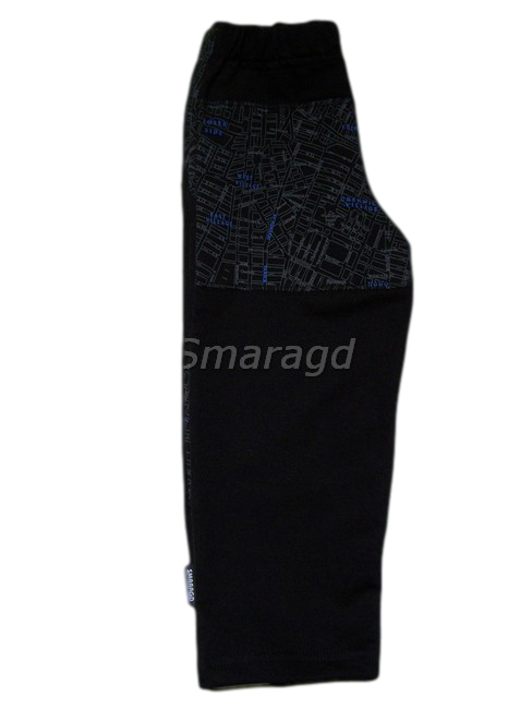 Členěné tepláky tm. modrá + kostka