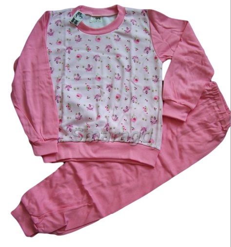 Dětské pyžamko kočičky a jablíčka