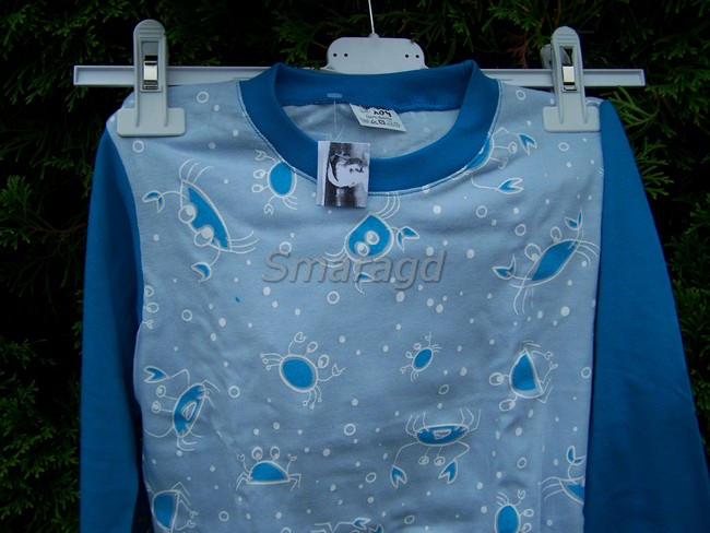 Dětské pyžamo tyrkysové KRABI