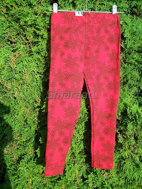 Legíny červené Květ vanilia