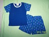 Tričko a kraťasy Modrý vzor