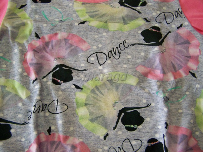 Dětské pyžamo DIGI tisk Baletky