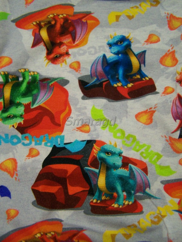 Dětské pyžamo Dráčkové