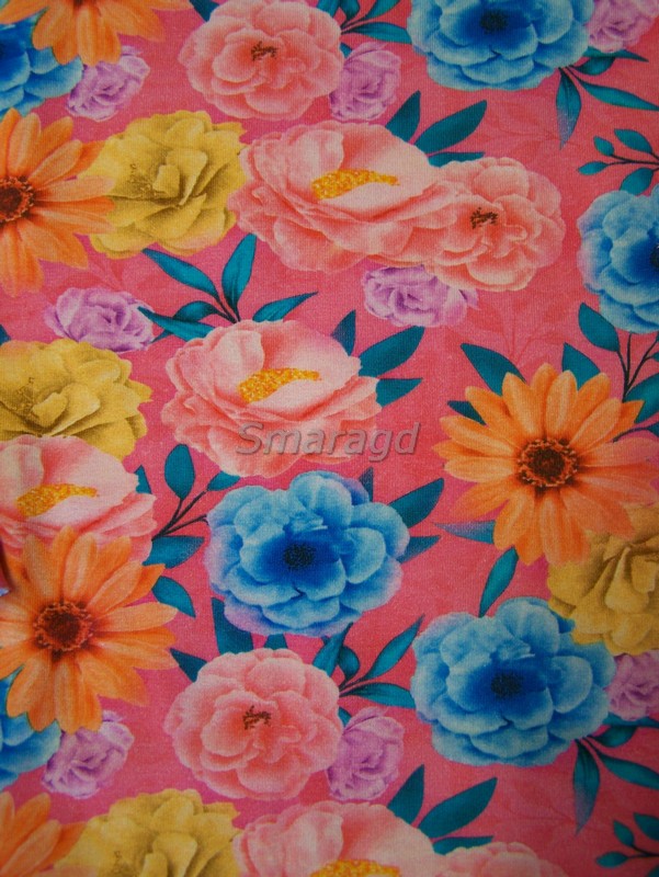 Triko dlouhý rukíáv Květy