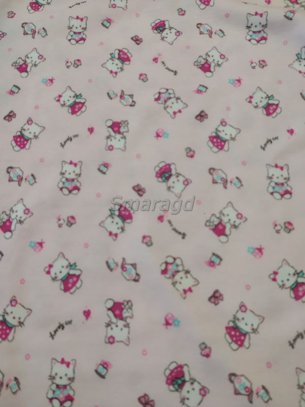 Noční košilka dlouhý rukáv Malinké kočičky