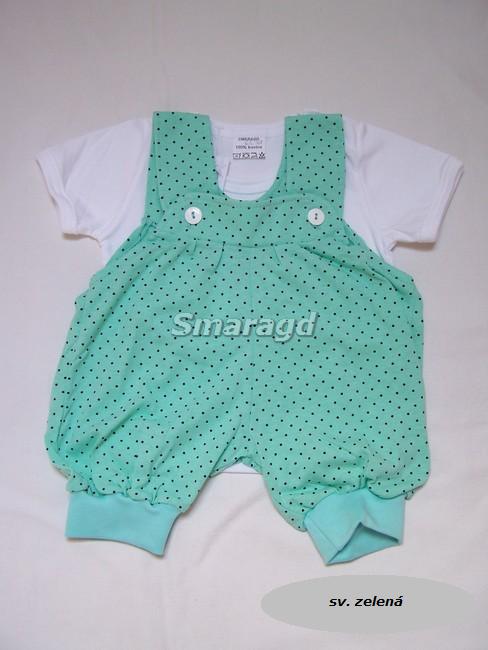 Kalhotky Baby + tričko -  puntík