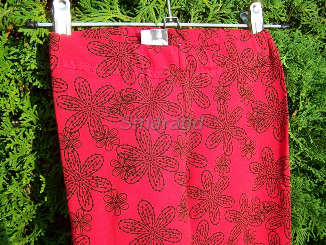 Legíny červené Květ vanilia