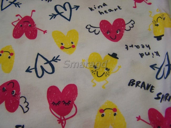 Pyžamo letní Srdíčka Brave