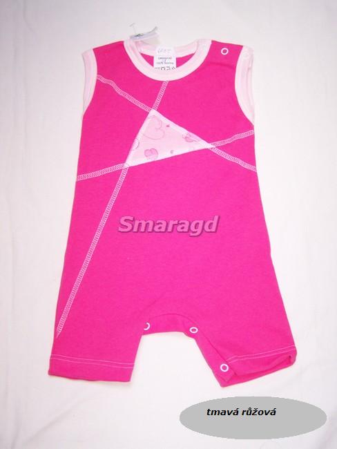 Body tílko s nohavičkou, aplikace + prošití