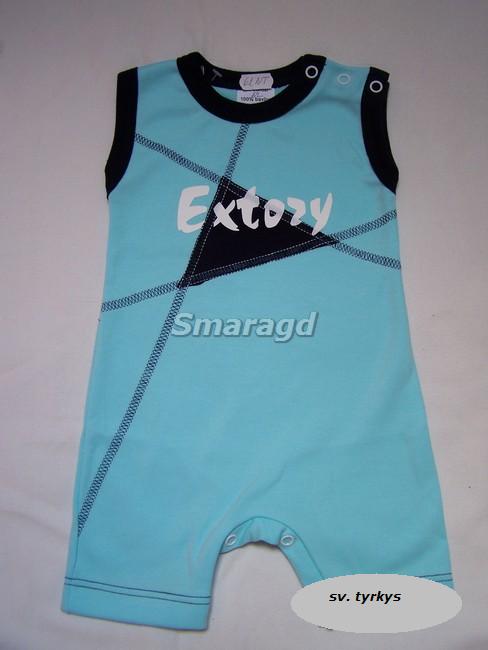 Body tílko s nohavičkou, aplikace + prošití