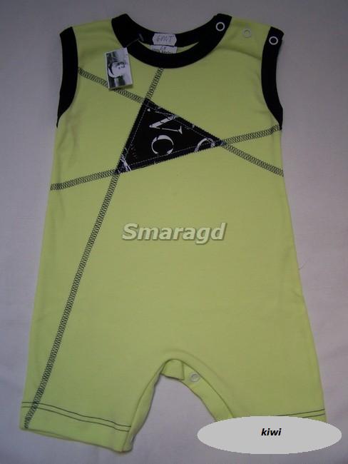 Body tílko s nohavičkou, aplikace + prošití